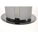 Стол обеденный HALMAR DANCAN белый мрамор/серый/черный 160-220/90